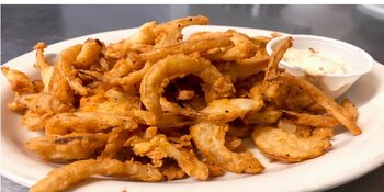 HAND CUT ONION STRAWS SIDE